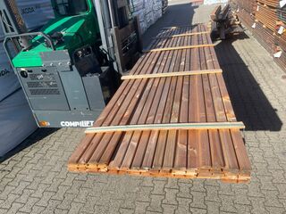 Ca. 28x Douglas Dubbele Rhombus, 25x137mm, lengte 500cm